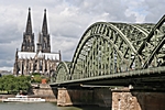 K&ouml;lner Dom und Hohenzollernbr&uuml;cke