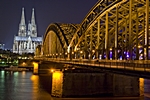 K&ouml;lner Dom und Hohenzollernbr&uuml;cke