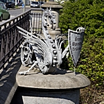 Erste Banksbrücke (Eisenskulptur)