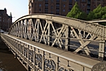 Neuerwegsbrücke in der Speicherstadt,