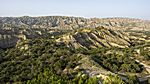 Badlands im Waschlowani-Nationalpark