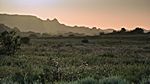 Sonnenuntergang im Waschlowani-Nationalpark