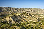 Badlands im Waschlowani-Nationalpark