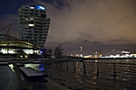 Marco-Polo-Tower und Grasbrookhafen