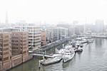 Blick vom Umgang der Elbphilharmonie,