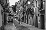 Eine Gasse im Bairro Alto